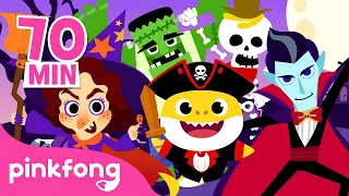 Nos Chansons Halloween 2022 | +Compilation | Pinkfong Baby Shark en français ! Chansons pour Enfants