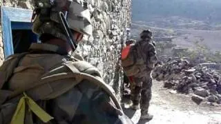 French soldiers fight to for key supply route in Afghanistan