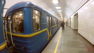 Inside the deepest metro station in the world 105.5 metres (4:15 Minute escalator)