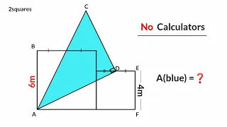 can you calculate the Blue Area