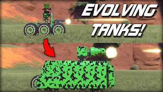 Evolving the Best TANK by Survival of the Fittest! (Trailmakers Multiplayer Gameplay)