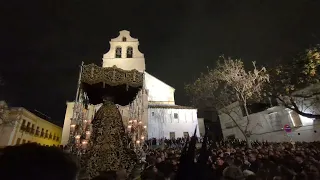 SEMANA SANTA DE JEREZ 2024. Miércoles Santo. La Virgen de los Dolores llegando a la plaza San Lucas