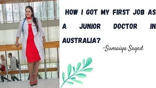 How I got my 1st job after AMC Part 1 exam as a Junior doctor?