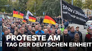 PROTESTE AM TAG DER DEUTSCHEN EINHEIT: Demonstrationen gegen Krieg und Energiekrise