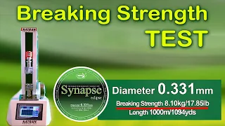 Katran Synapse Eclipse 0,331mm Breaking Strength TEST