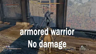 Sekiro - How to Beat Armored Warrior Boss Fight (No damage )