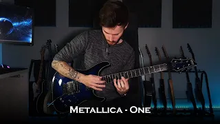 Metallica - One (Guitar Cover + All Solos / One Take)