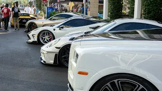 CRASHING A CAR SHOW WITH OUR CUSTOM SUPERCARS!