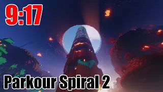 Parkour Spiral 2 | 9:17 | Minecraft Hielke's map