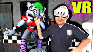 VR ANIMATRONICS SCARE THE SECURITY GUARD OCULUS QUEST 3 IN Garry's Mod GMOD FNAF COOP