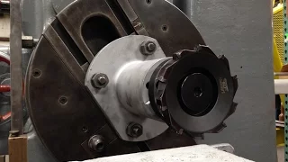 Milling on the Kearns Horizontal Boring Mill