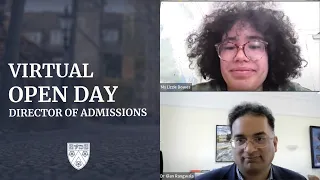 Virtual Open Day with Trinity’s Director of Admissions,