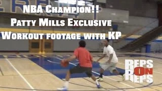 NBA Champion Patty Mills Workout with KP!! #RepsOnReps