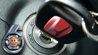 How to change the ignition switch Honda. Replacement of locks Stepwgn.