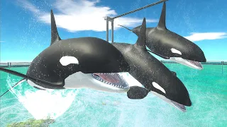 Welcome to SeaWorld!: Meeting the Orcas, Penguins, and Seals - Animal Revolt Battle Simulator