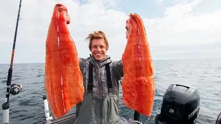 Catch, Cook, Smoke and Eat SUPER KING SALMON!!!