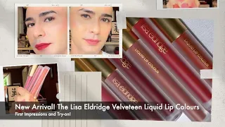 Let's Try these! The New Lisa Eldridge Velveteen Liquid Lip Colours!