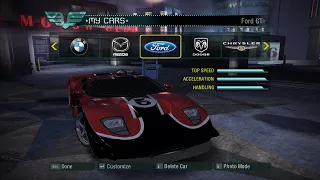 Need for Speed: Carbon — Ford GT (Nikki)