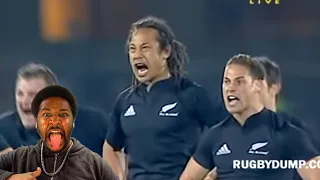 TANA UMAGA LEADS FIRST EVER KAPA O PANGO HAKA | AMERICAN REACTION!!!