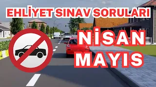 EHLİYET SINAV SORULARI 2023,  NİSAN  MAYIS EHLİYET KONU ANLMATIMI