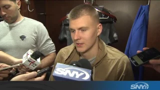 Kristaps Porzingis hits career high 35 points in Knicks win