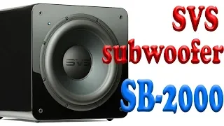 SVS SB-2000 сабвуфер. Конструкция и особенности