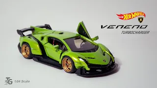Lamborghini Veneno Twin Turbo Hot Wheels Custom