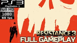 Resistance 3 / Full Walkthrough / No Commentary / 1080p60 HD