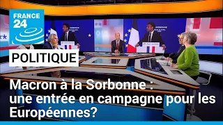 Discours d'Emmanuel Macron sur l'Europe : "Notre Europe est mortelle, il faut un sursaut"