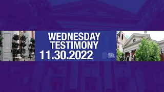 Third Church of Christ, Scientist, NY -"Wednesday Testimony" -11.30.22