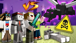 5 lidí VS drak! 🐲 Mineshaft 2.0