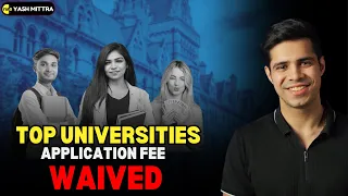 Top Universities Waive Application Fee for International Students (Fee waiver Codes)