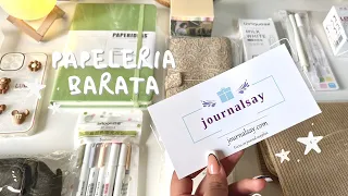 Haul Papeleria bonita y barata🫧 ft. JOURNALSAY