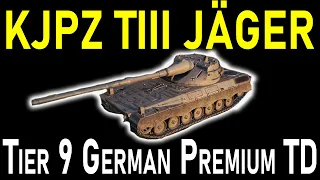 KJPZ TIII Jäger | Tier 9 German Premium Tank Destroyer | Upcoming TD