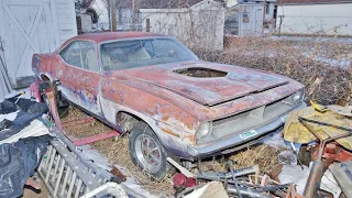 A Hemi 'Cuda in the Backyard?!