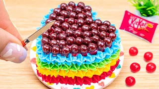 1000+Best Of Miniature Cake Decorating Recipe | Beautiful Rainbow Chocolate Cake Decorating Ideas