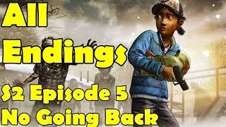 All Endings The Walking Dead Season 2 All Endings Episode 5 No Going Back