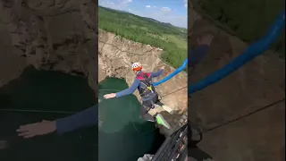 Прыжок в бездну 🤘Экстрим парк в Туимском провале, республика Хакасия.