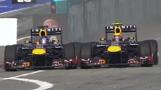 Vettel vs Webber Malaysia 2013