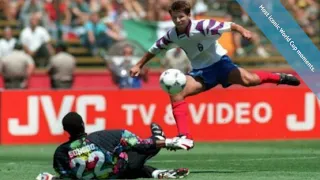 Oleg Salenkos five goals against Cameroon at the 1994 World Cup. Most iconic World Cup moments.