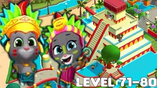 Talking Tom Pool Level 71-80 Lost City new visitors GAMEPLAY