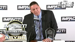 Abyss' Emotional Hall of Fame Induction Speech | Bound for Glory 2018