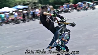 DUDE DATE BEST TRICK CONTEST 2017 - PIT BIKE STUNT RIDING - MOTORCYCLE SUPERSTORE