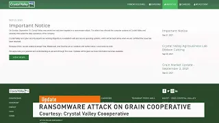 Ransomware Attack on Grain CoOp 092421