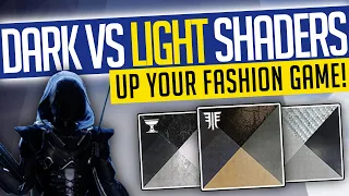 Destiny 2 | DARK VS LIGHT SHADERS! Faceless Guardian, Black & White Sets - MUST SEE!