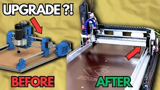Is this a 3D-printed CNC anymore? | DIY Dremel CNC Upgrade | Heavy Line