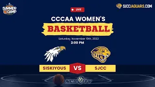 Siskiyous vs San Jose City College Women's Basketball LIVE 11/19/22