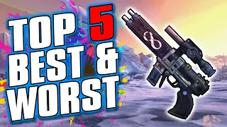 Top 5 Best and Worst Returning Weapons in Borderlands 3