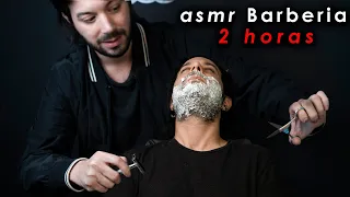 asmr Siendo TU Barbero Durante 2 HORAS (Susurros, roleplay barbería) | Sleepy Tingles ASMR