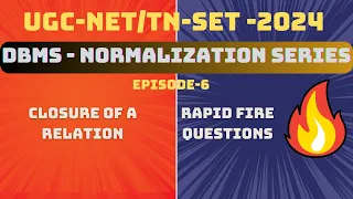 Episode 6 | Normalization | Closure | Rapid fire Questions | Pure foundation for sure success